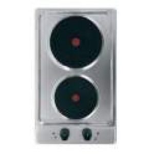 Plaque 2 feux électrique : inox 300×500