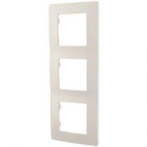Plaque 3 postes Niloé Blanc Legrand 665003