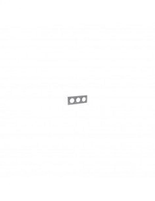 Plaque aluminium pour interrupteur 3 postes SCHNEIDER Odace…