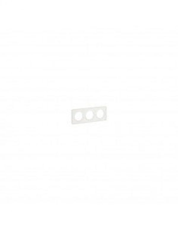 Plaque blanc pour interrupteur 3 postes SCHNEIDER Odace horizontaux…