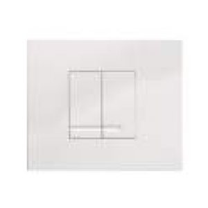 Plaque de commande 2 touches pour bati-support WISA