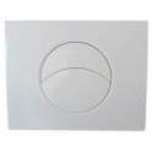 Plaque de commande Bati Lune Blanc Brillant