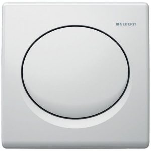 Plaque de Commande Geberit d’urinoir pneumatique du rinçage Blanc Alpin (115820)