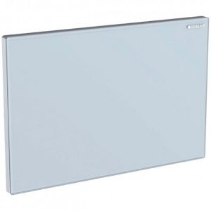Plaque de Commande Geberit Sigma Verre Verre Blanc