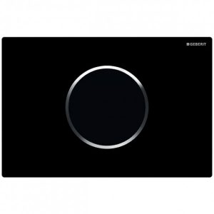 Plaque de Commande Geberit Sigma10 alimentation sur secteur sans contact rinçage double touche Chrom