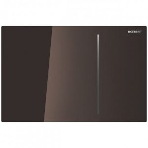 Plaque de Commande Geberit Sigma70 Chocolat Verre
