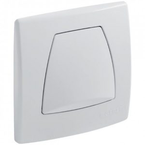 Plaque de Commande Geberit Twinline pour urinoir avec déclenchement pneumatique du rinçage Blanc Alp