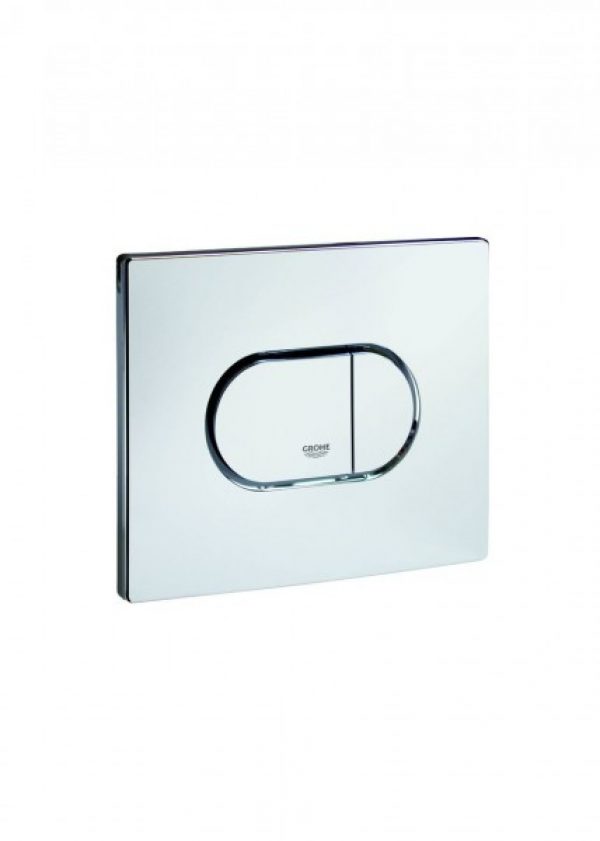 Plaque de Commande Grohe Arena Cosmopolitan montage horizontal Chromé Plastique