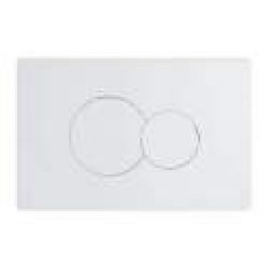 Plaque de commande SELLES « Combo » blanche