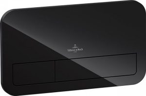 Plaque de Commande Villeroy et Boch ViConnect Noir brillant Standard 921843RB