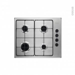 Plaque De Cuisson 4 Feux Gaz 60 Cm Inox Faure Fgh62414Xa