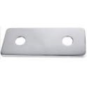 Plaque de finition Inox pour platine murale