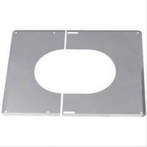 Plaque de finition inox TEN 30° à 45° Ø130mm – TEN