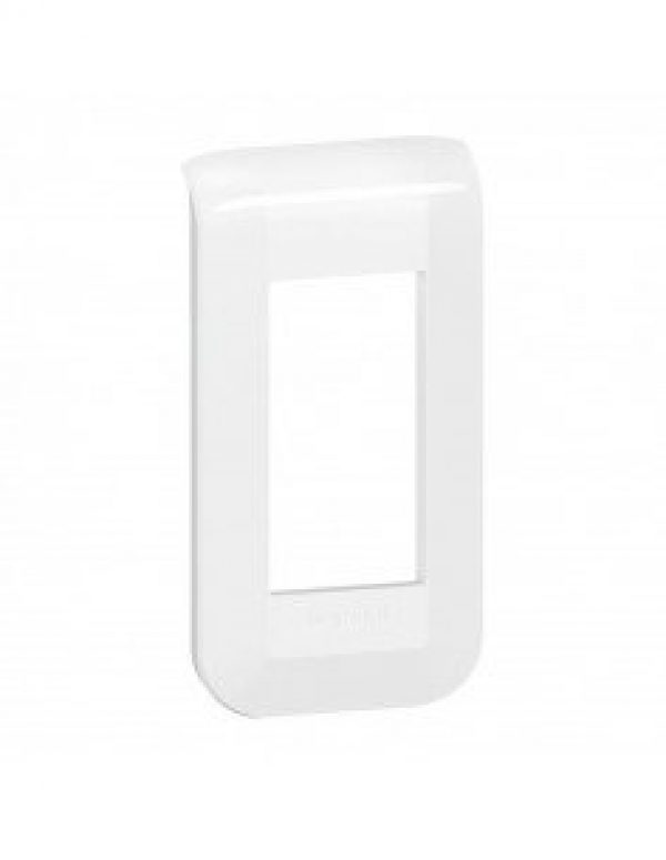 Plaque de finition Mosaic pour 1 module blanc LEGRAND