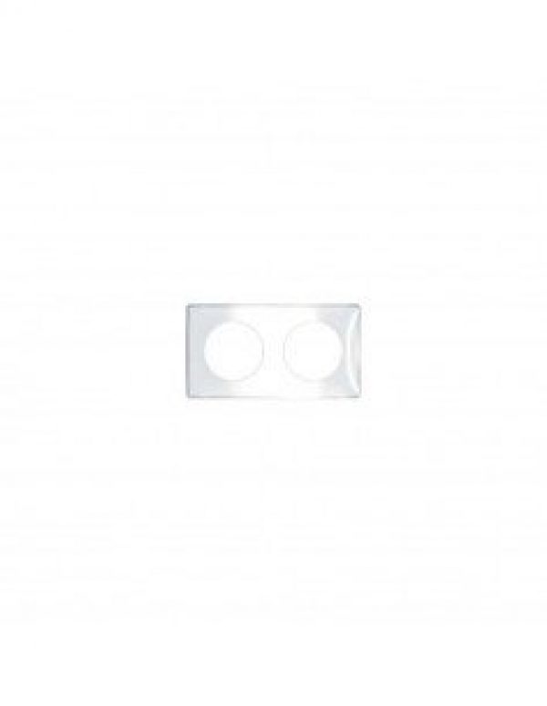 Plaque de finition support Blanc 2 postes SCHNEIDER Odace You…