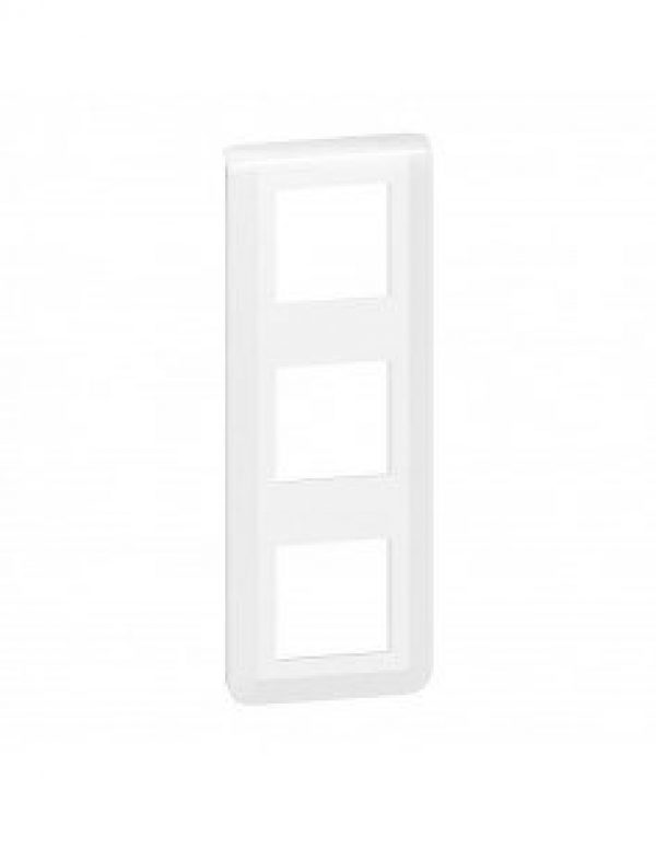 Plaque de finition verticale Mosaic pour 3×2 modules blanc LEGRAND
