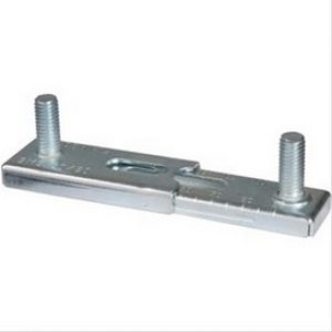 Plaque de montage de collier en acier zingué M8