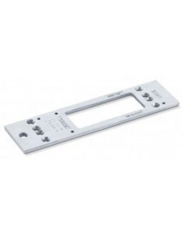 Plaque de montage GEZE pour série TS3000V finition argent 11230