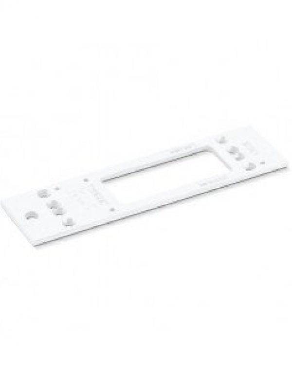 Plaque de montage GEZE pour série TS3000V finition blanc 11233