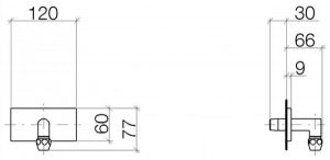 Plaque de recouvrement Dornbracht Smart Water Sets