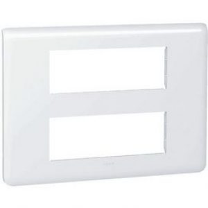 Plaque pour 2×6 modules Mosaic Blanc Legrand 078836