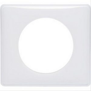 Plaque Yesterday Céliane blanc 1 poste Legrand 066631