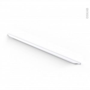 Poignee De Meuble De Cuisine N58 Alu Mat Blanc 996 Cm Entraxe 384 Mm Sokleo