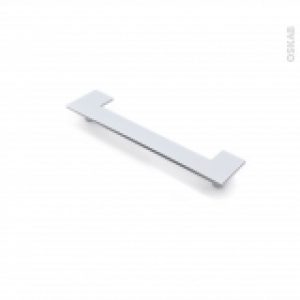 Poignee De Meuble Salle De Bains N30 Chrome Brillant 148 Cm Entraxe 128 Mm Hakeo