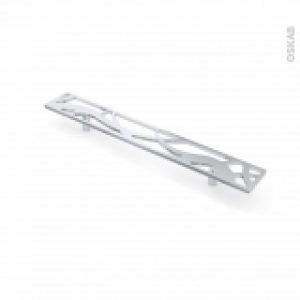 Poignee De Meuble Salle De Bains N32 Chrome Brillant 20 Cm Entraxe 128 Mm Hakeo