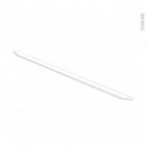 Poignee De Meuble Salle De Bains N58 Alu Mat Blanc 996 Cm Entraxe 384 Mm Hakeo