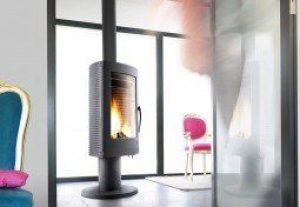 Poêle à Bois en Fonte Anthracite Pharos 12kW