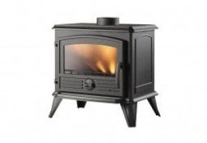 Poêle à Bois en Fonte Double Combustion Samara 6 kW