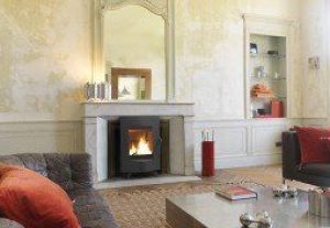 Poêle à Bois en Fonte Mandra Anthracite 5kW