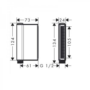 Pommeau de Douche Axor Chromé