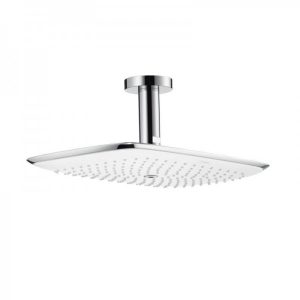 Pommeau de Douche Carré Hansgrohe PuraVida EcoSmart plafond 390x260mm 1 jet Chromé