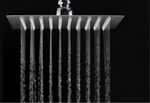 Pommeau de douche effet pluie DPG2023 extra plat – 20 x 20 cm – chromé