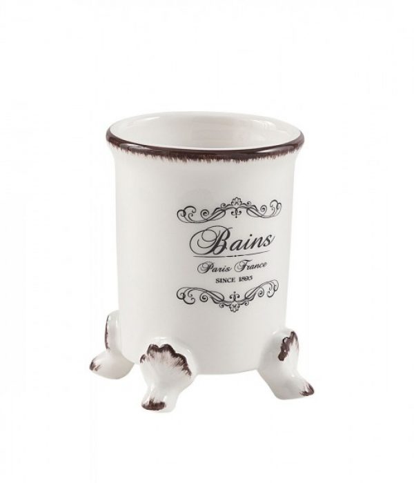 Porte Brosse à Dent Gedy G-AMELIE Blanc