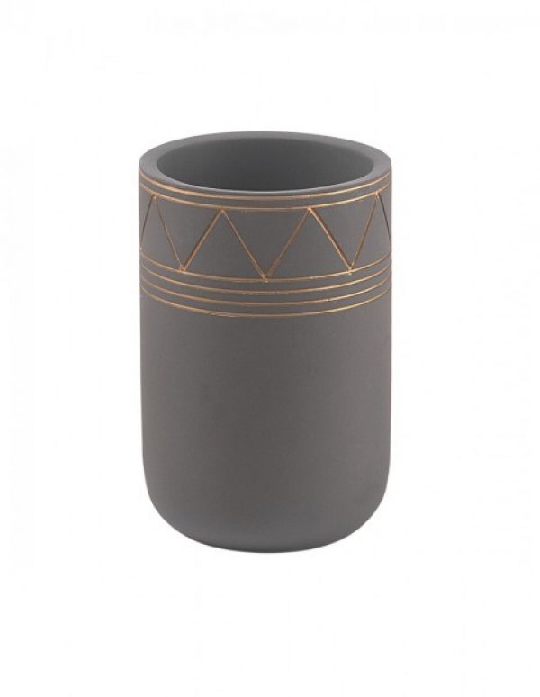 Porte Brosse à Dent Gedy G-CALIPSO Gris