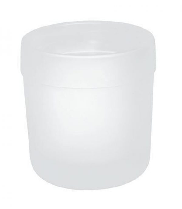 Porte Brosse à Dent Hewi Serie 477 Chromé/Verre Satiné 477.04.02005