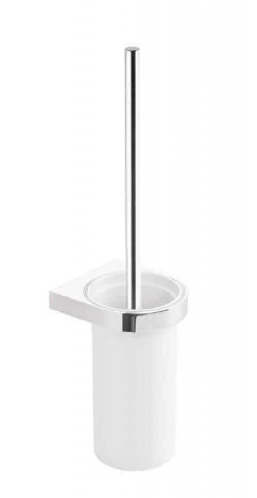 Porte Brosse WC Hewi System 800 Chromé/Blanc 800.20.10041