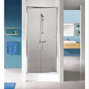 Porte coulissante à 2 vantaux receveur 90cm TYXO – LEDA