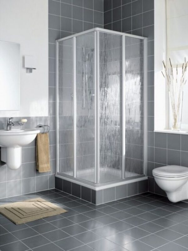 Porte de douche coulissante Kermi NOVA 2000 accès d’angle mm 2 volets Fontana