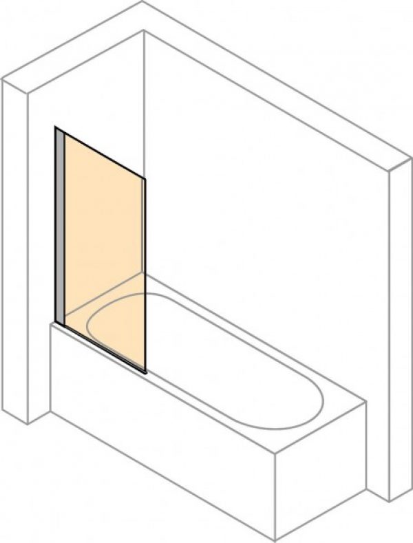 Porte de douche pivotante Hüppe Design elegance Sur mesure (8E1980)
