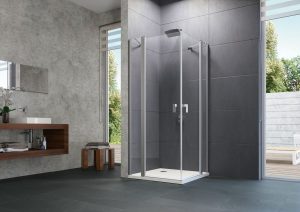 Porte de douche pivotante Hüppe Design pure (8P0712)