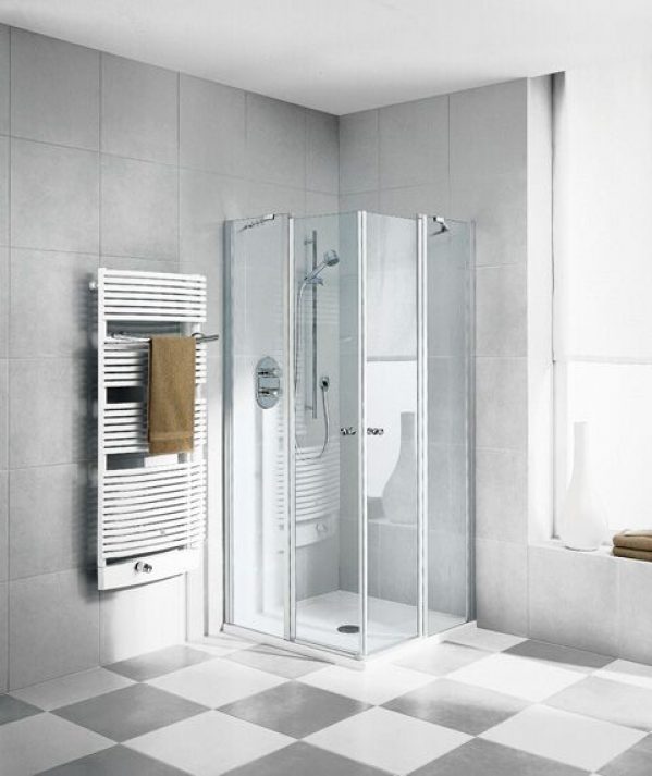 Porte de douche pivotante Kermi IBIZA 2000 gauche Accès d’angle