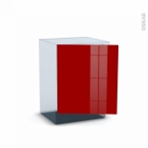 Porte Lave Linge A Repercer N21 Ivia Rouge L60 X H70 Cm