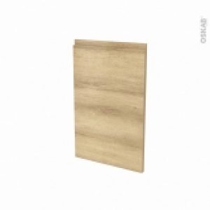 Porte Lave Vaisselle Full Integrable N87 Ipoma Chene Naturel L45 X H70 Cm