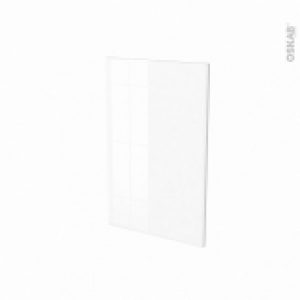 Porte Lave Vaisselle Full Integrable N87 Iris Blanc L45 X H70 Cm