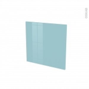 Porte Lave Vaisselle Integrable N16 Keria Bleu L60 X H57 Cm