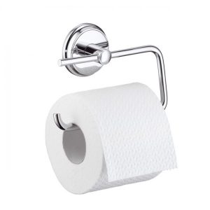 Porte Papier Toilette Hansgrohe Logis Chromé sans couvercle